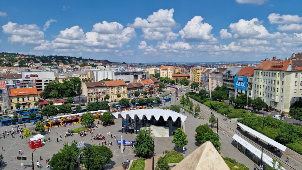 Pénzmúzeum Panoráma Terasz kilátás