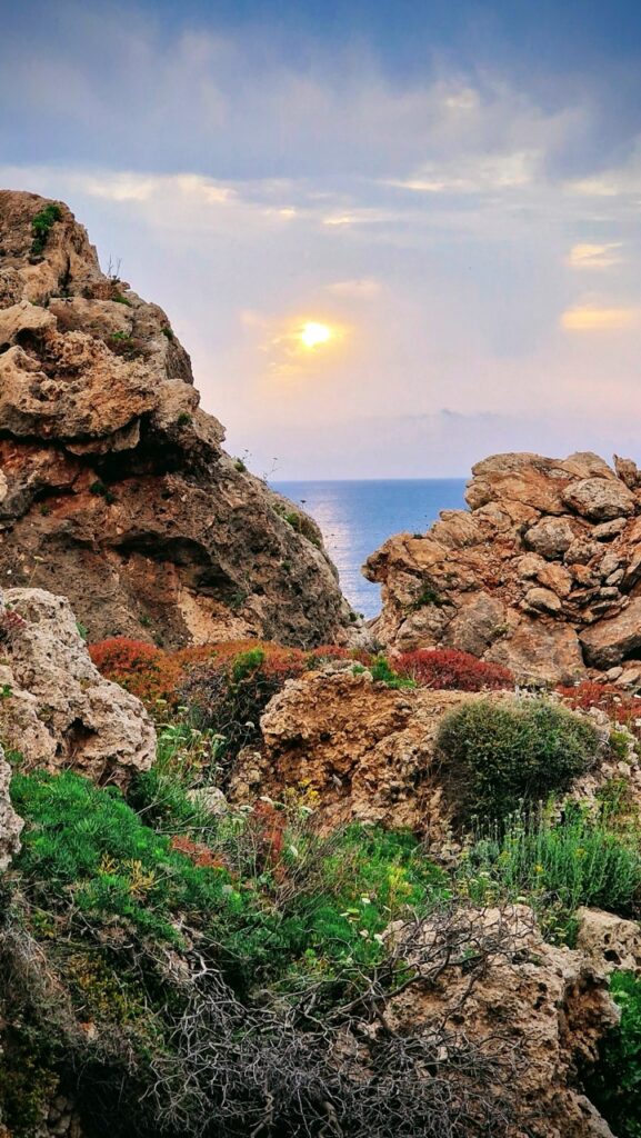 Májusi naplemente Máltán