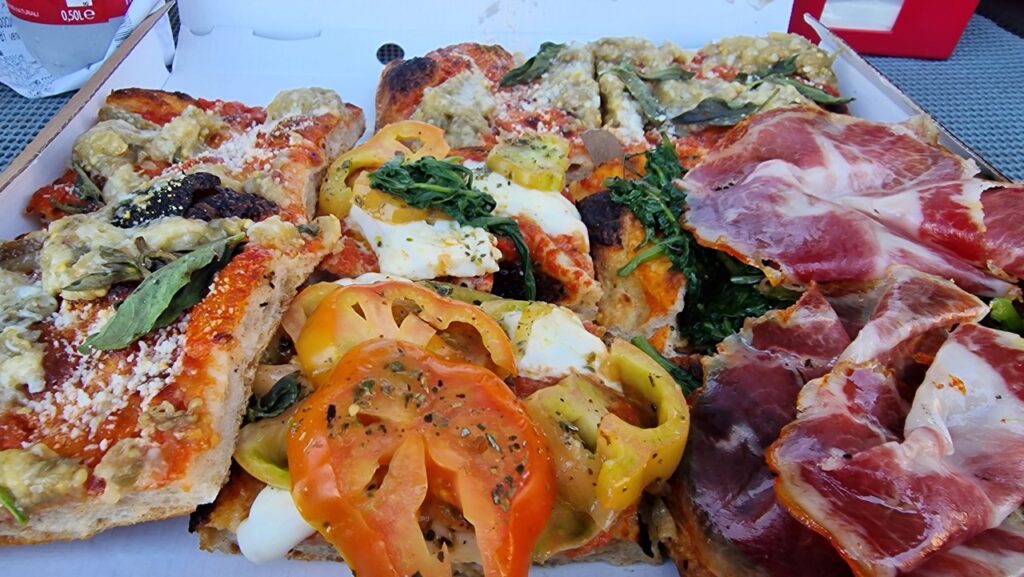Bonci Pizzarium Róma - pizza al taglio