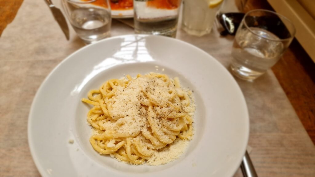 Cacio e pepe Ristoro della Salute