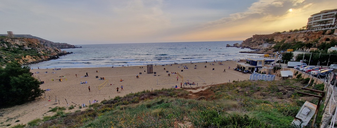 Málta Golden Bay strand