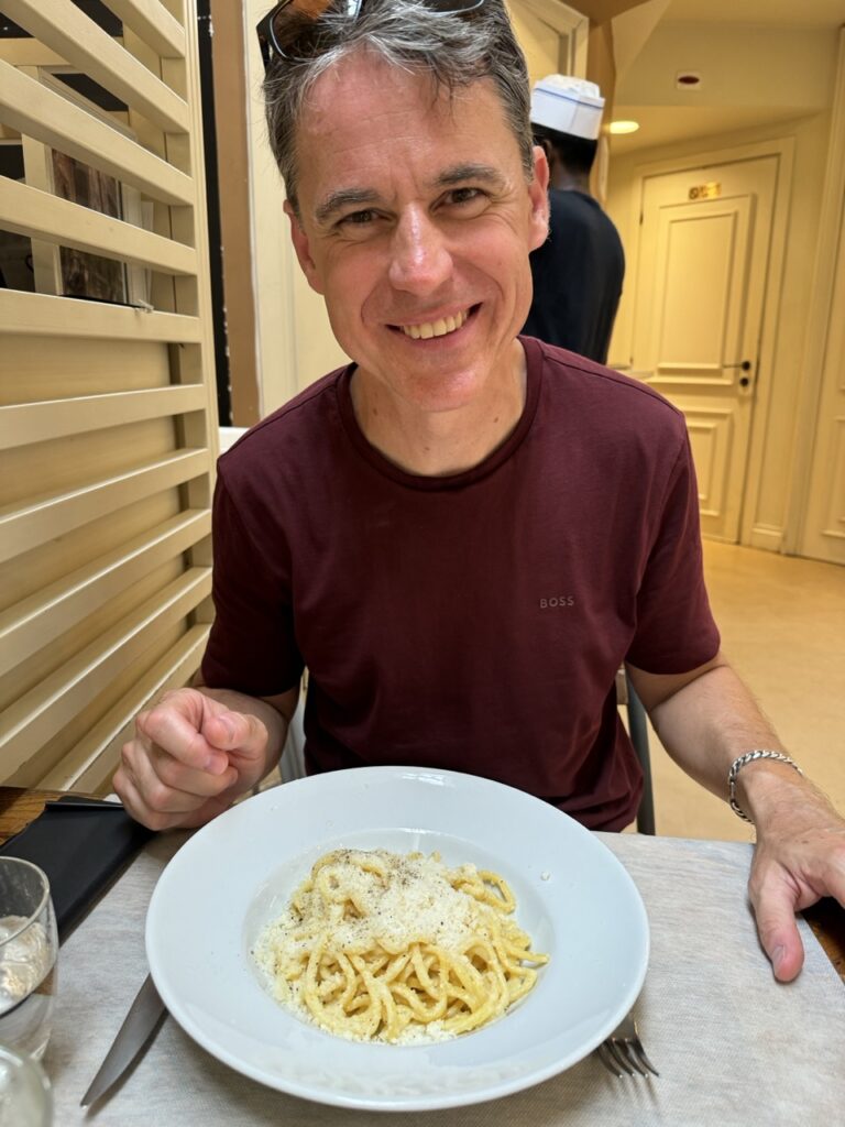 Szilágyi Balázs Ristoro della Salute cacio e pepe