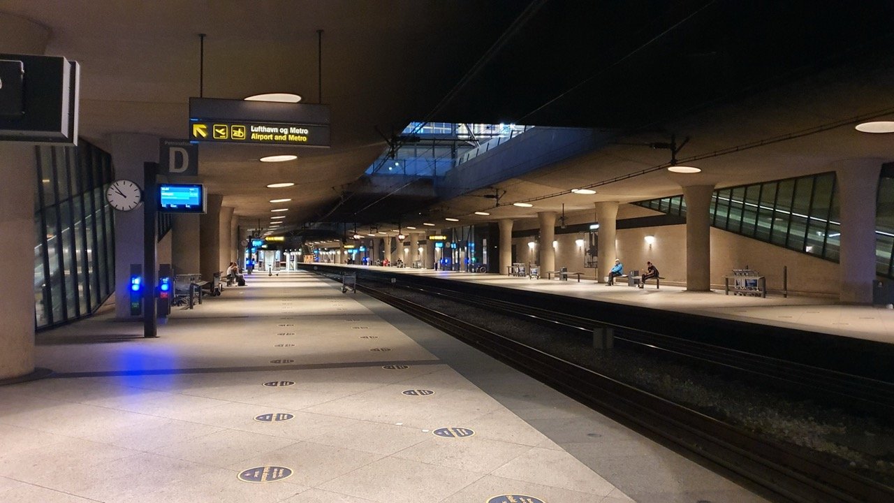 CPH repülőtér vasútállomás
