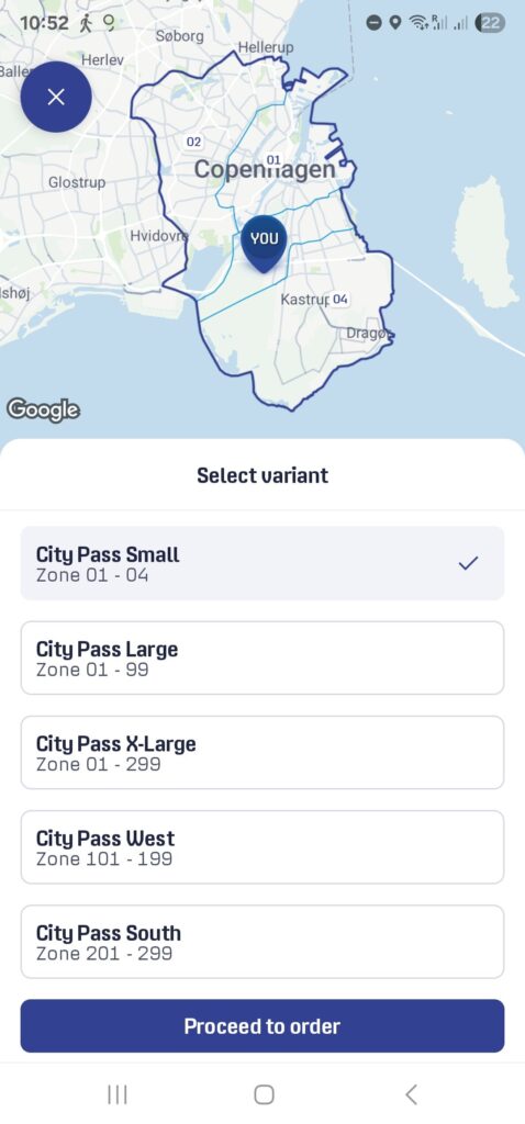 DOT app napijegy vásárlás