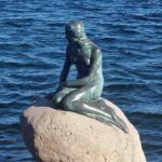 A Kis hableány szobor Koppenhágában Koppenhága - A kis hableány szobra