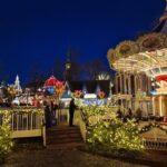 Koppenhága karácsonyi vásár élménye Karácsonyi fények a Tivoliban