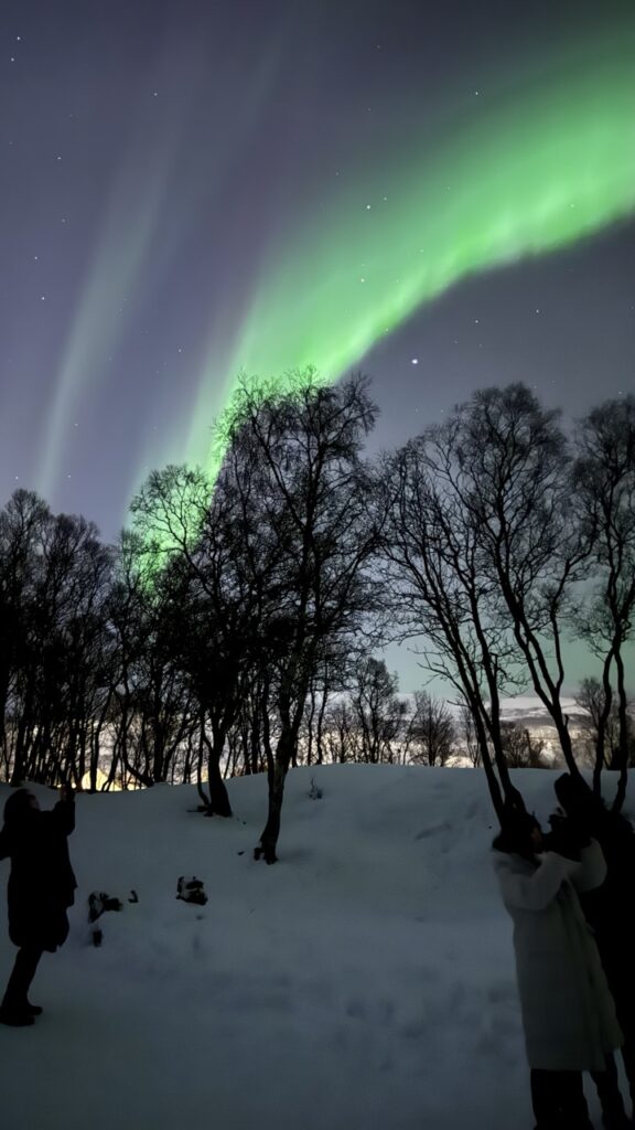 Északi fény a Telegrafbuktán