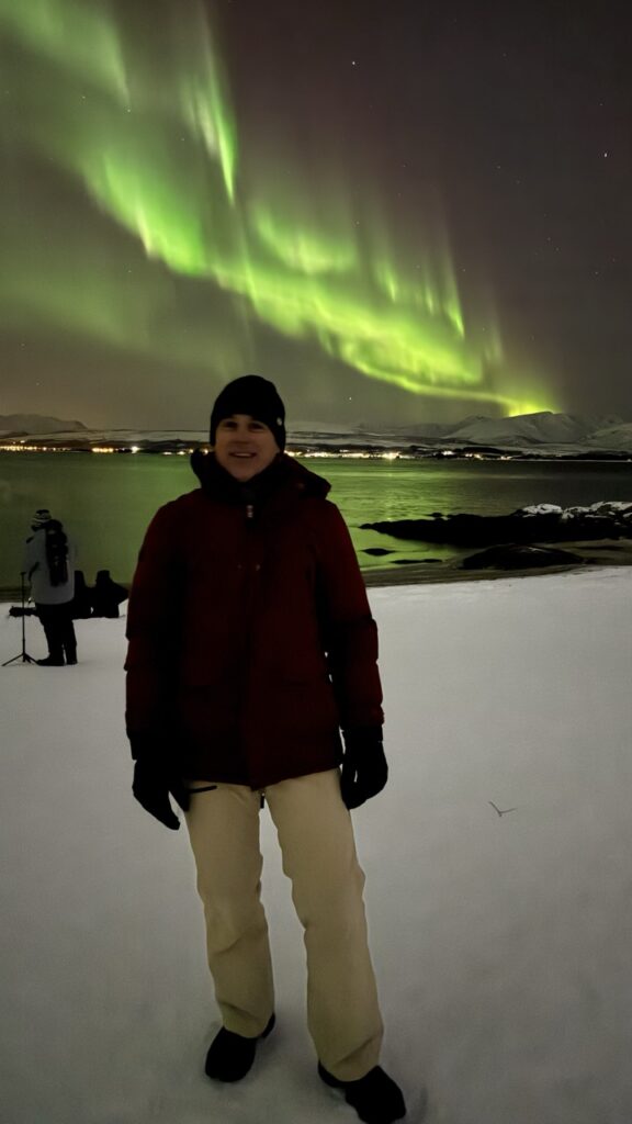 Északi fény és Balázs a Telegrafbuktán