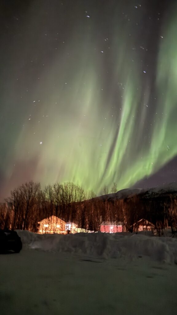 Gyönyörű északi fény