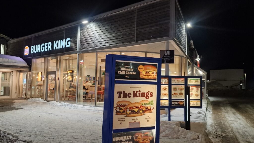 A világ legészakibb Burger Kingje