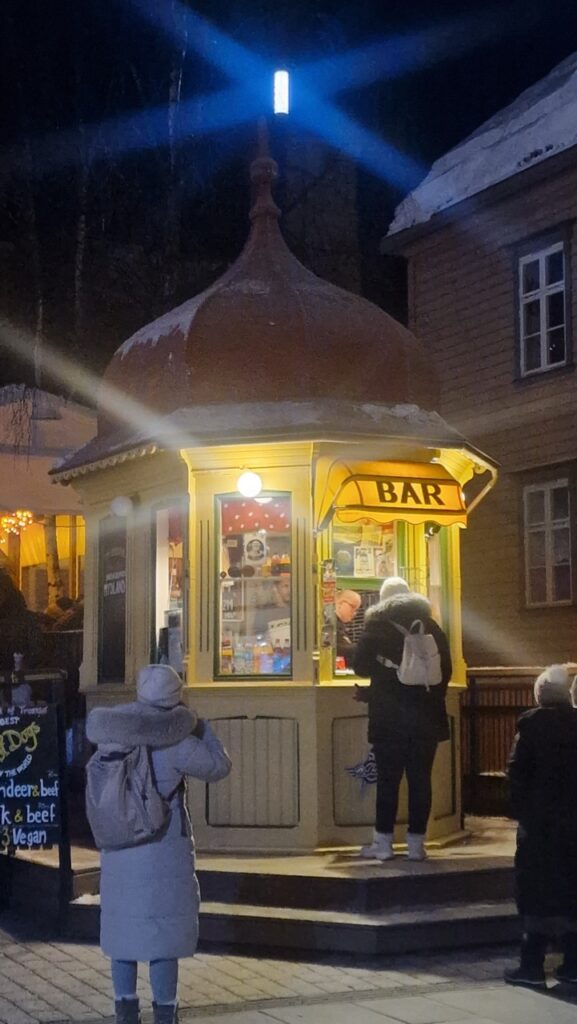 Tromsø híres hot dog pavilon