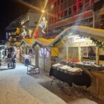 Helyi ételek a Tromsø karácsonyi vásárban Tromsø karácsonyi vásár