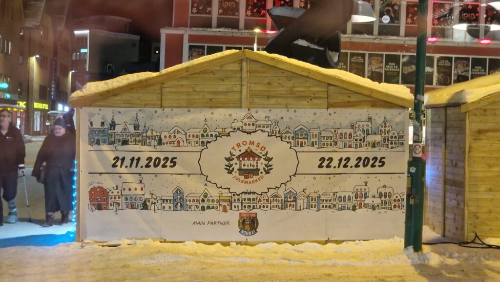 Tromsø karácsonyi vásár nyitvatartás 2025