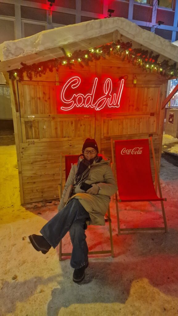 Tromsø karácsonyi vásár strandszékek