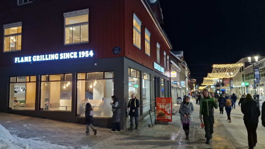 Burger King Tromsø belvárosában
