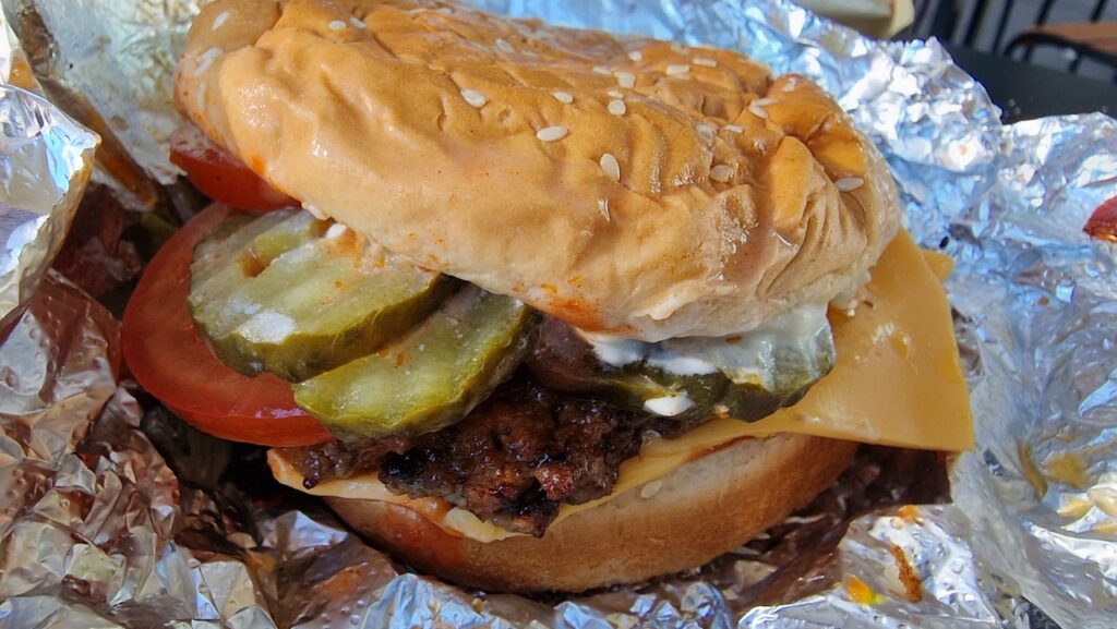 Five Guys hamburger