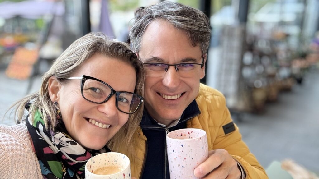 Szilvi és Balázs a Torvehallernéban