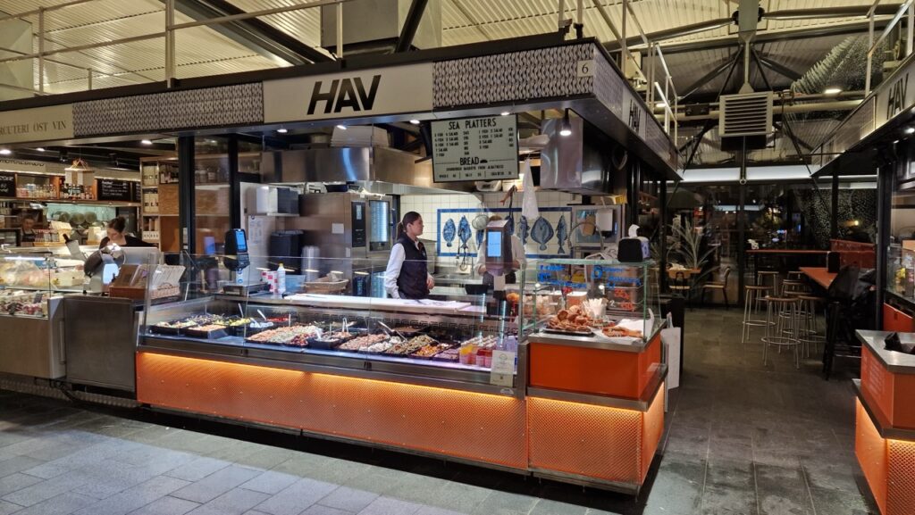 HAV pult a TorvehallerneKBH-ban