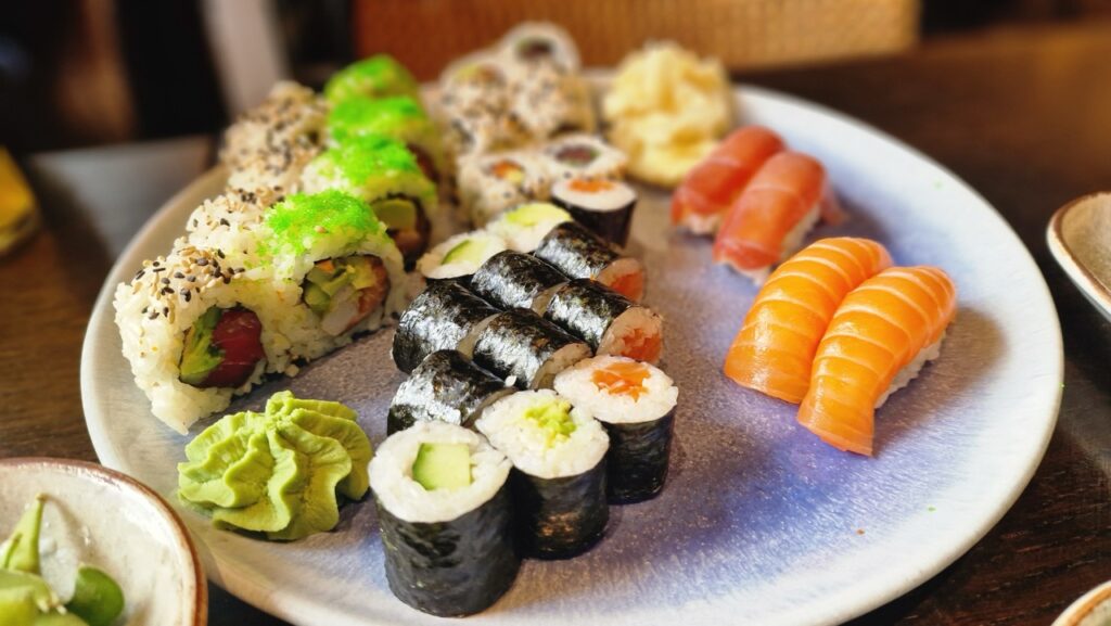 Korlátlan sushi (ad libitum) az Izumiban, Frederiksberg-Koppenhága