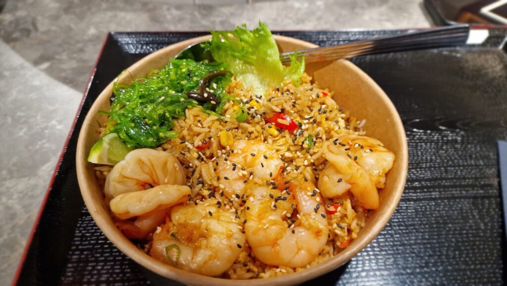 Tacosu+ rákos sült rizs