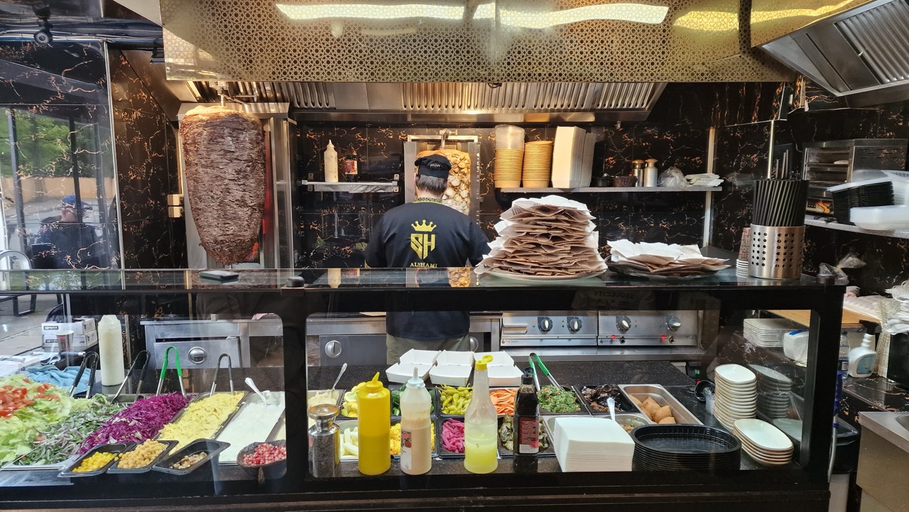 Alshami Shawarma pult