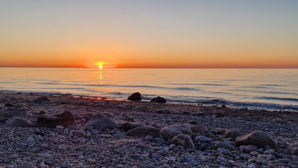 Naplemente Gilleleje környékén