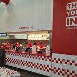 Five Guys Koppenhága Field's pult