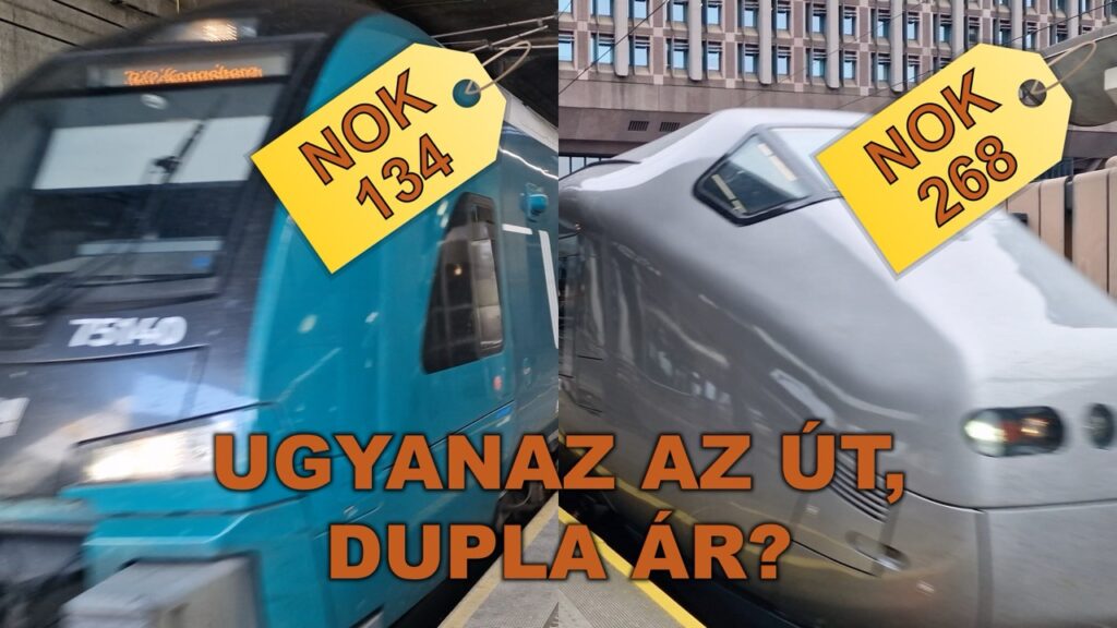 Oslo repülőtér transzfer - Ugyanaz az út, dupla ár?