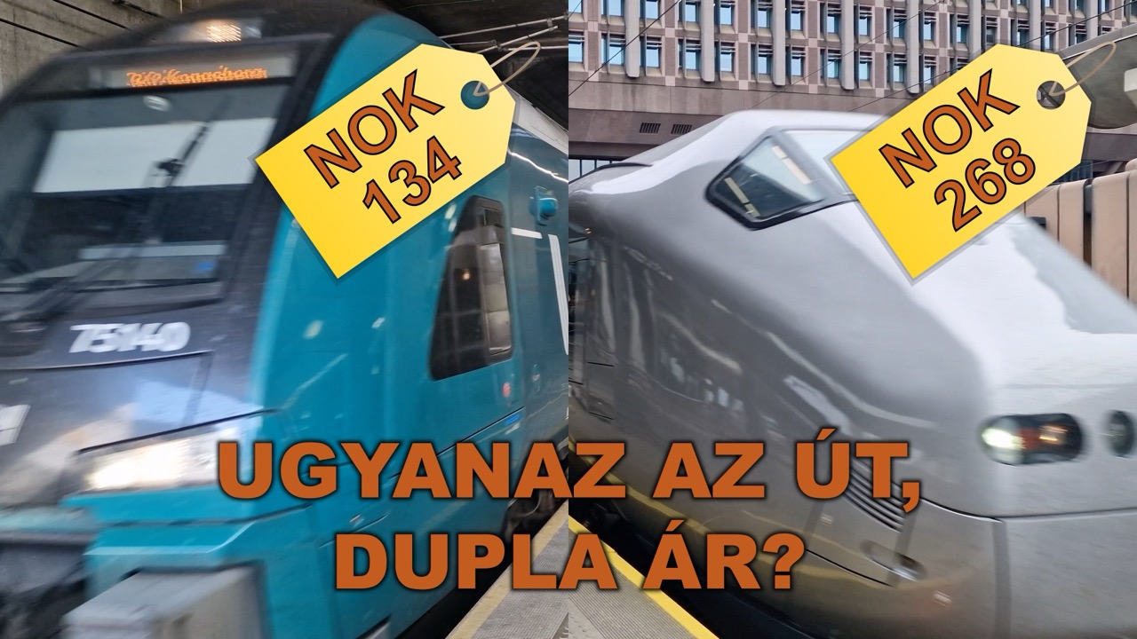 Oslo repülőtér transzfer - Ugyanaz az út, dupla ár?